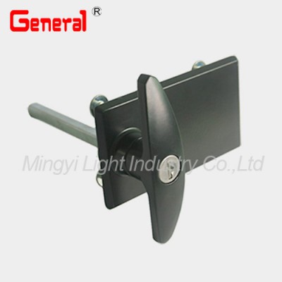 Garage door Tee handle and lock black spares and parts